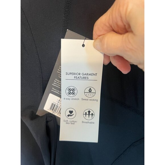 Glyder Fitness Jacket Coat Womens M Zip-Up Reign Logo Black Mesh back NEW - Picture 9 of 14